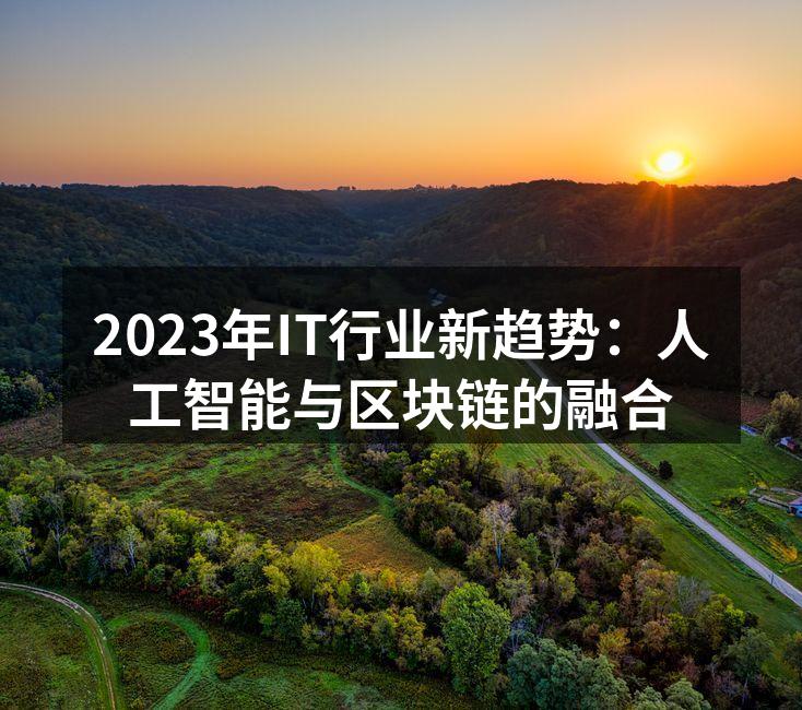 2023年IT行业新趋势:人工智能与区块